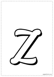 Z-letra-imprimir-minuscula-cursiva-caligrafica