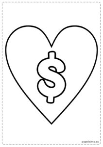 simbolo-dolar-imprimir-corazon
