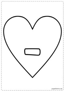 simbolo-menos-imprimir-corazon