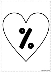simbolo-%-tanto-por-ciento-imprimir-corazon-negro