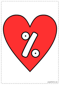 simbolo-%-tanto-por-ciento-imprimir-corazon-rojo
